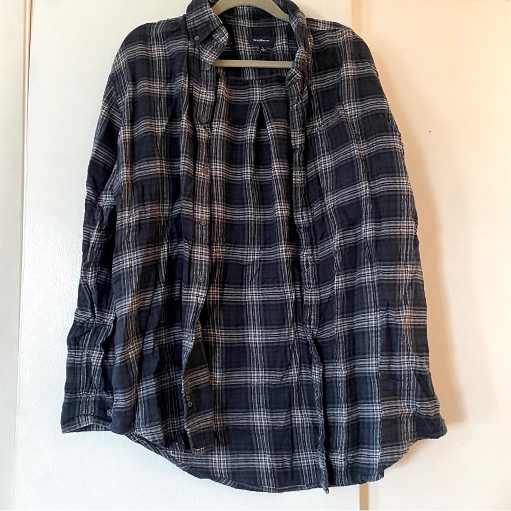Croft & Borrow | Blue Flannel | Size L